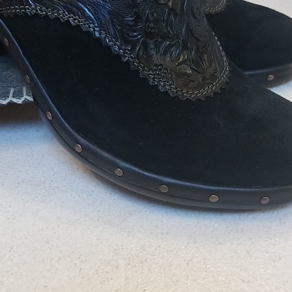 Sofft Lisbon leather and suede mules - Picture 2 of 4